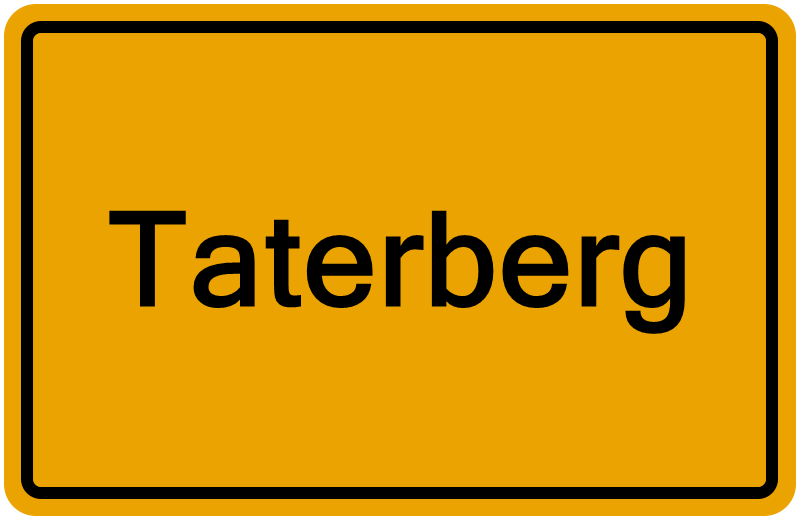 Handelsregisterauszug Taterberg