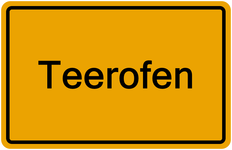 Handelsregisterauszug Teerofen