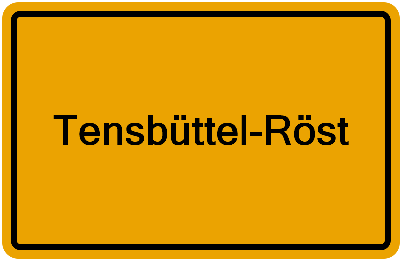 Handelsregisterauszug Tensbüttel-Röst