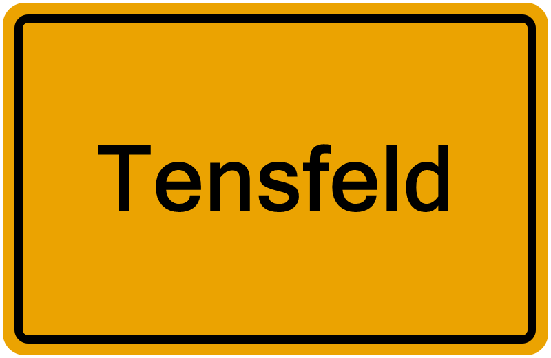 Handelsregisterauszug Tensfeld