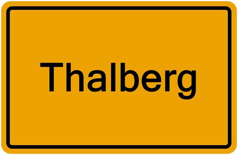 Handelsregisterauszug Thalberg