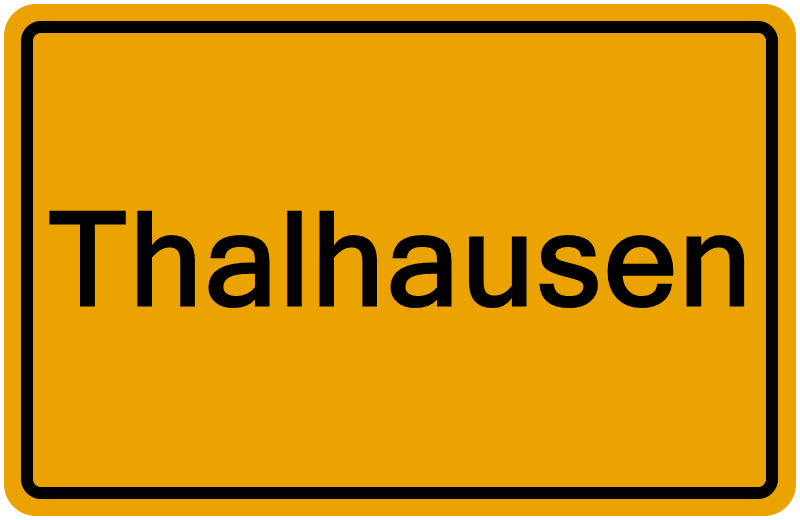 Handelsregisterauszug Thalhausen