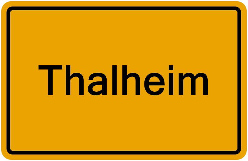 Handelsregisterauszug Thalheim