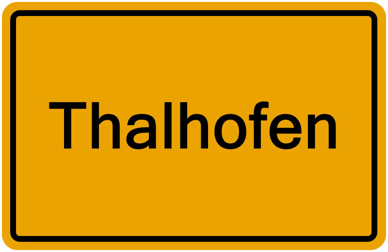Handelsregisterauszug Thalhofen