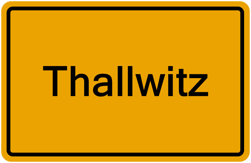 Handelsregisterauszug Thallwitz