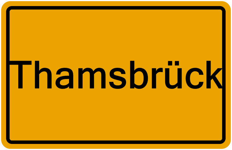 Handelsregisterauszug Thamsbrück