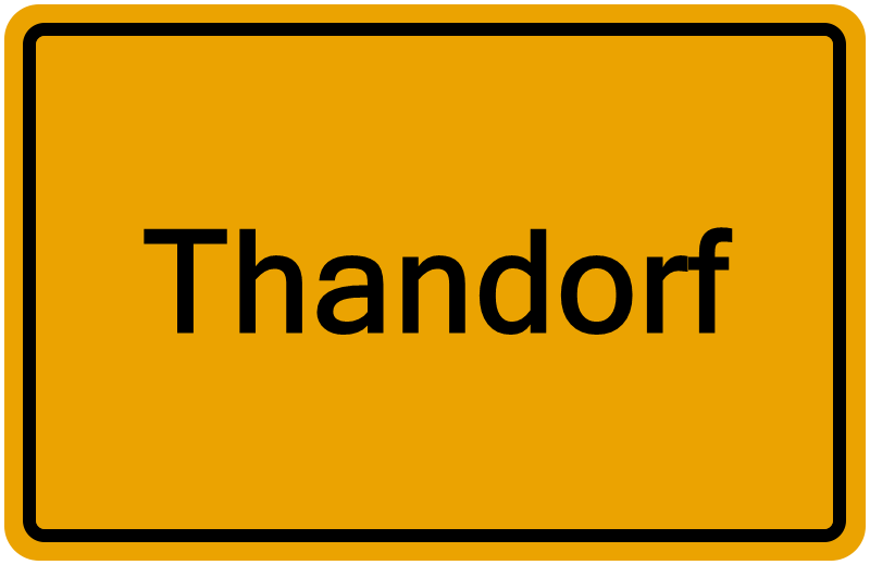 Handelsregisterauszug Thandorf