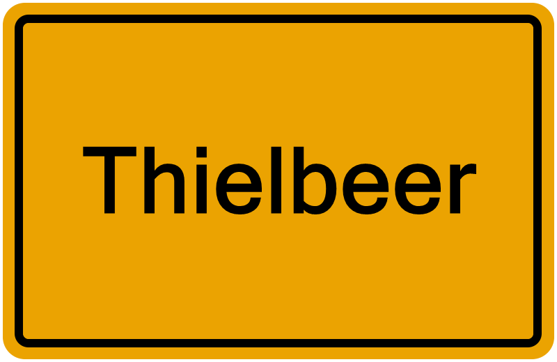 Handelsregisterauszug Thielbeer