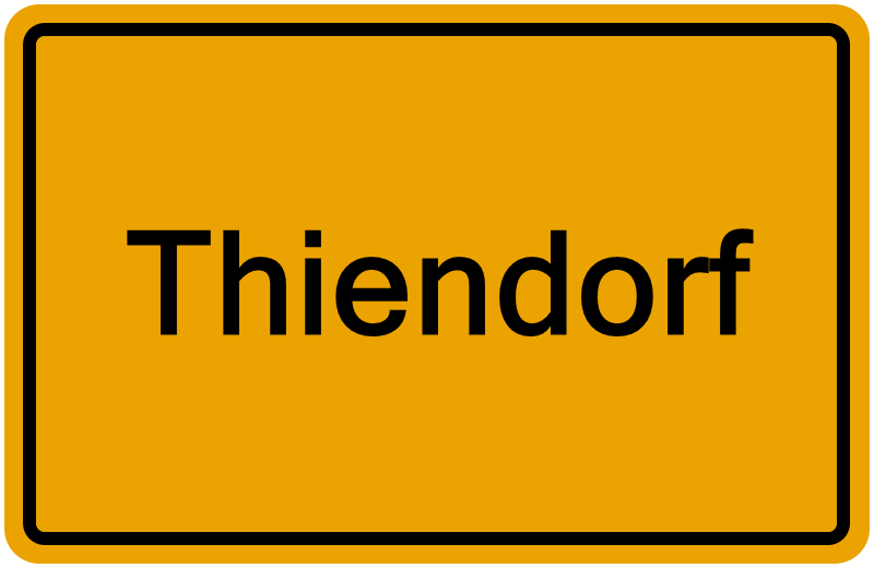 Handelsregisterauszug Thiendorf