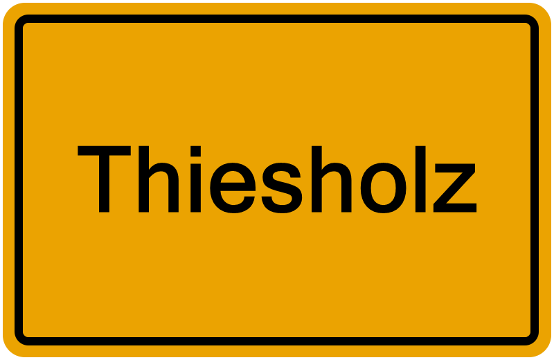 Handelsregisterauszug Thiesholz