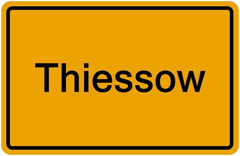 Handelsregisterauszug Thiessow
