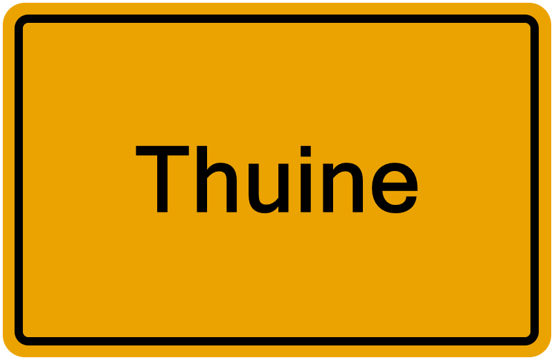 Handelsregisterauszug Thuine