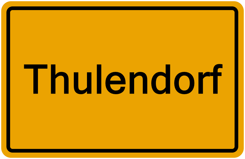 Handelsregisterauszug Thulendorf