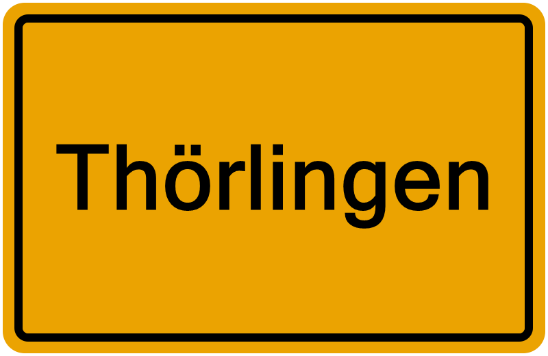 Handelsregisterauszug Thörlingen