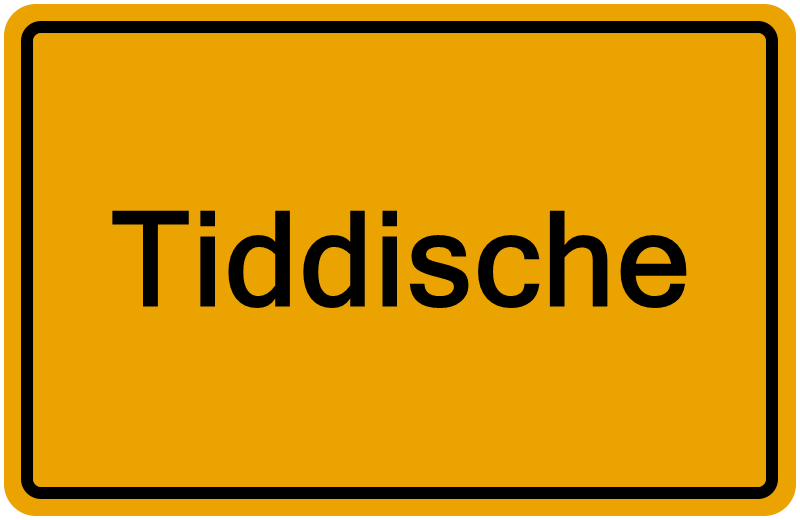 Handelsregisterauszug Tiddische