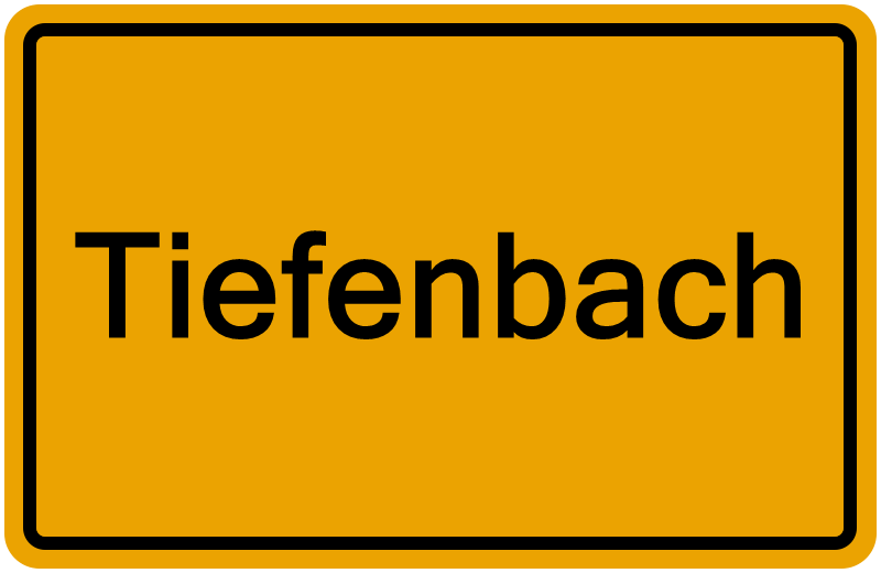 Handelsregisterauszug Tiefenbach