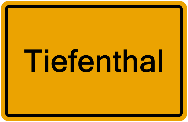 Handelsregisterauszug Tiefenthal
