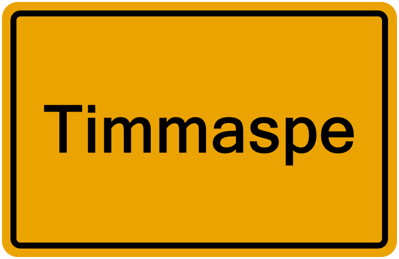Handelsregisterauszug Timmaspe