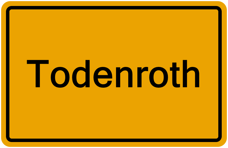 Handelsregisterauszug Todenroth