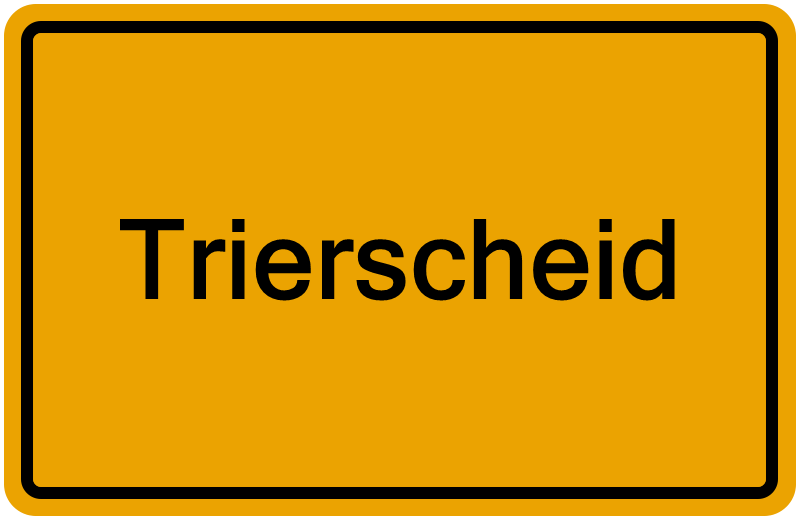 Handelsregisterauszug Trierscheid