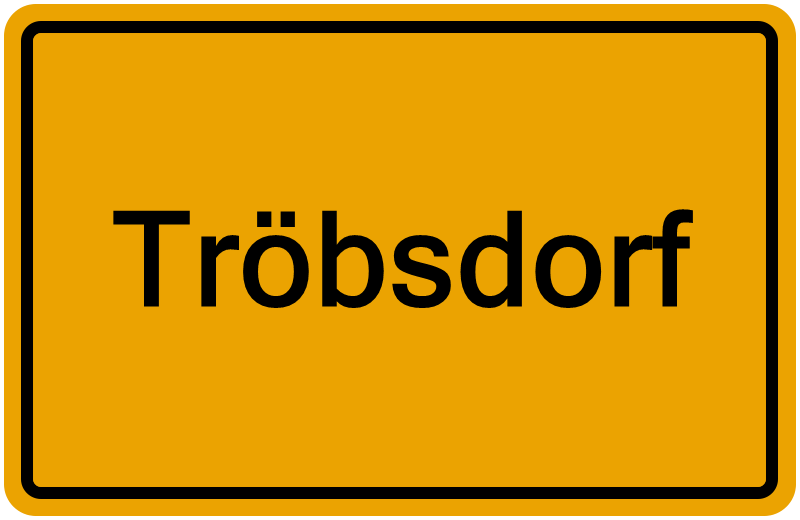 Handelsregisterauszug Tröbsdorf