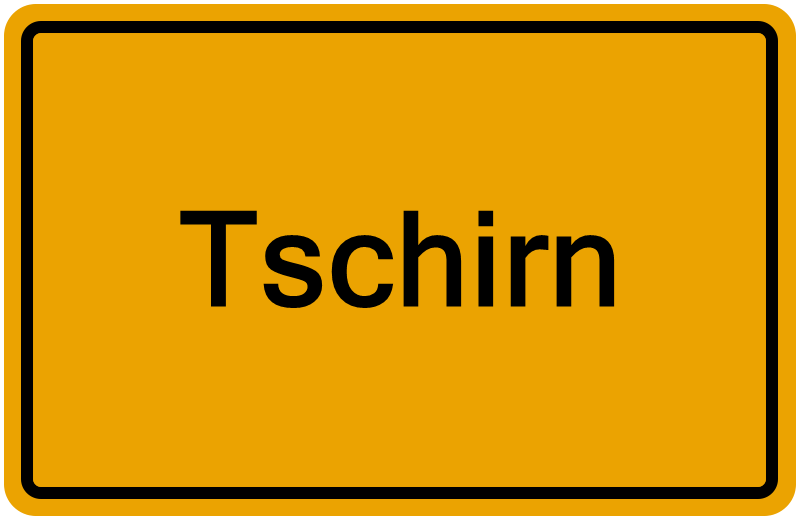 Handelsregisterauszug Tschirn
