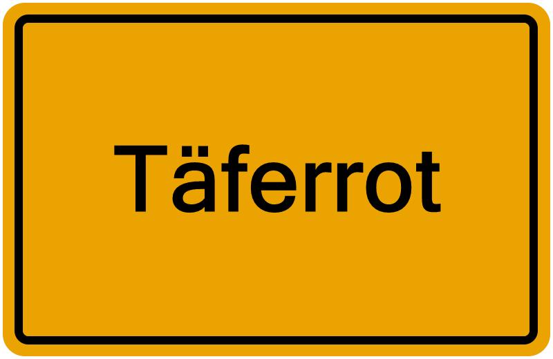 Handelsregisterauszug Täferrot