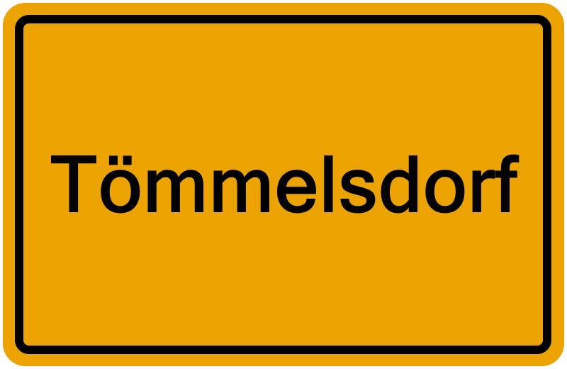 Handelsregisterauszug Tömmelsdorf