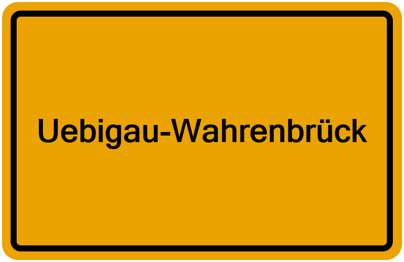 Handelsregisterauszug Uebigau-Wahrenbrück