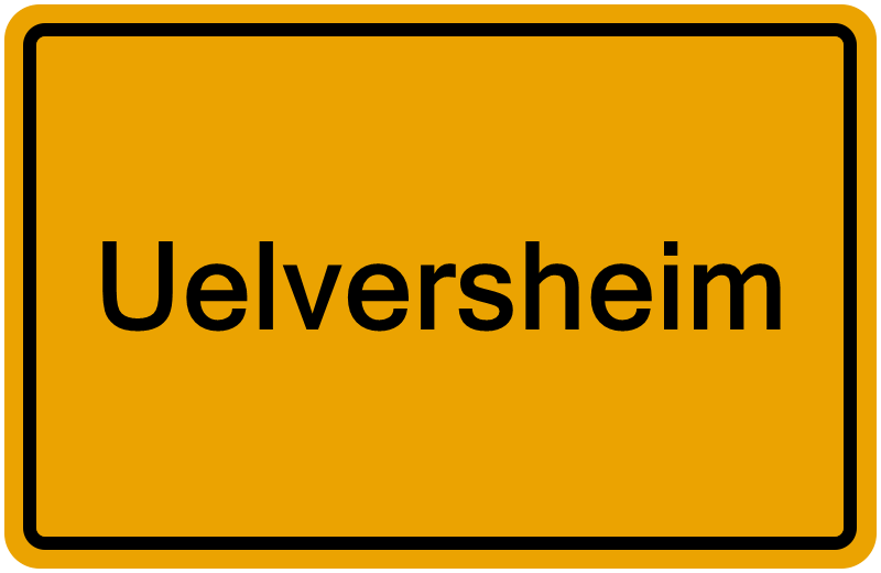 Handelsregisterauszug Uelversheim