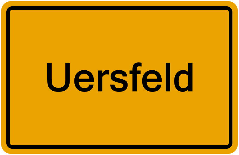 Handelsregisterauszug Uersfeld