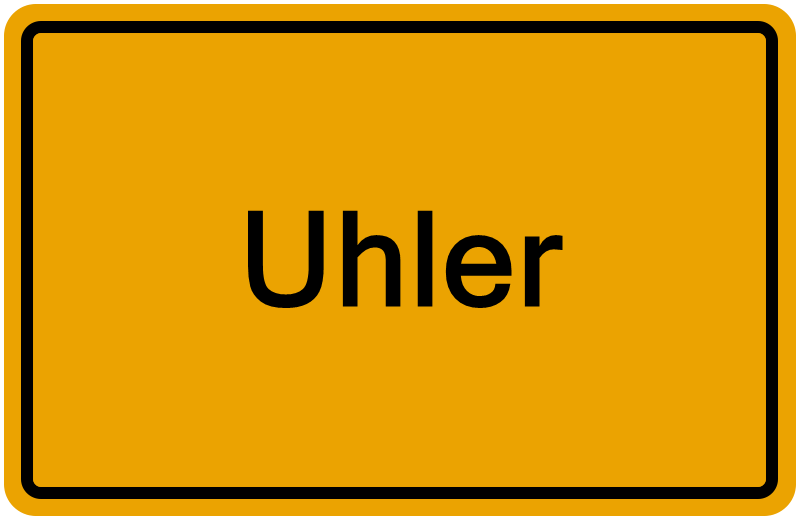 Handelsregisterauszug Uhler