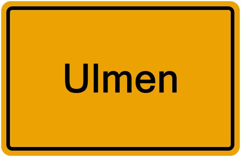 Handelsregisterauszug Ulmen