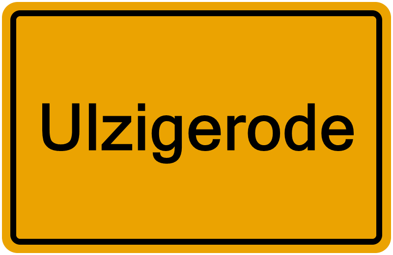 Handelsregisterauszug Ulzigerode
