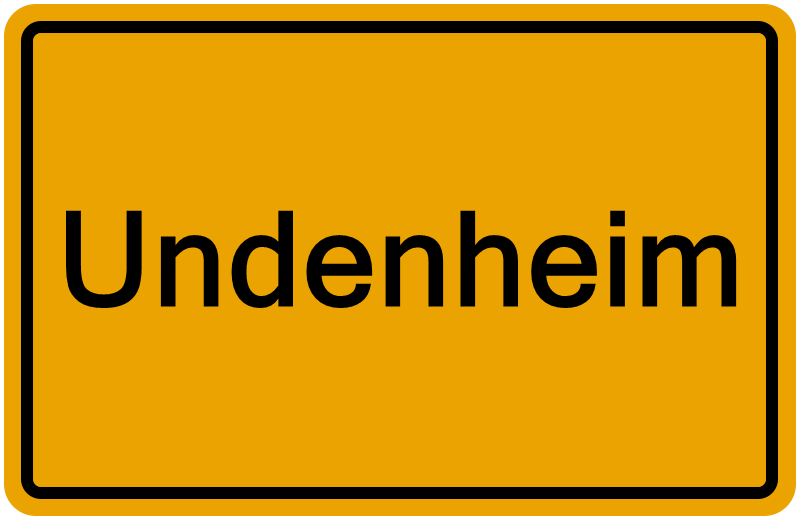 Handelsregisterauszug Undenheim