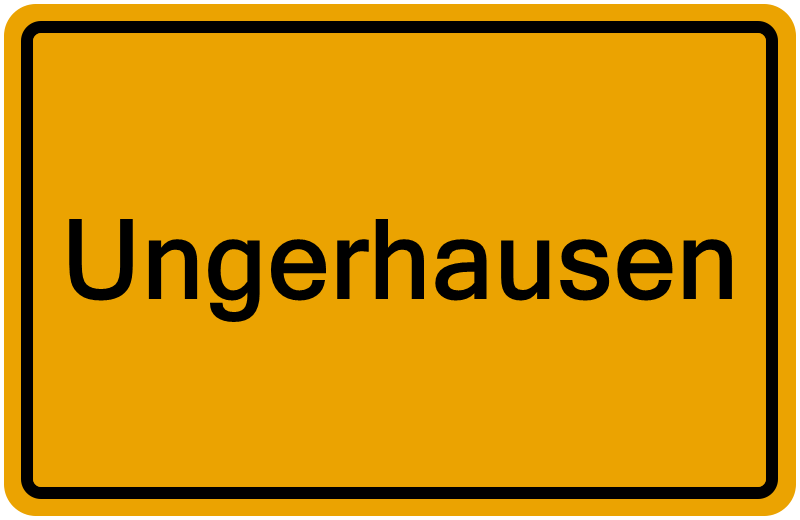 Handelsregisterauszug Ungerhausen