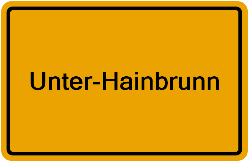 Handelsregisterauszug Unter-Hainbrunn
