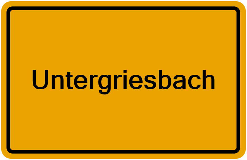 Handelsregisterauszug Untergriesbach