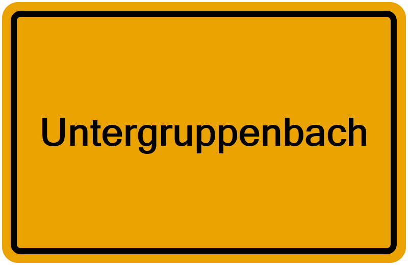 Handelsregisterauszug Untergruppenbach