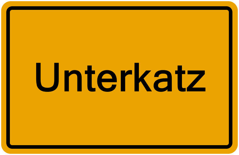 Handelsregisterauszug Unterkatz