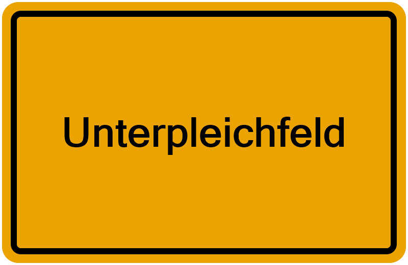 Handelsregisterauszug Unterpleichfeld