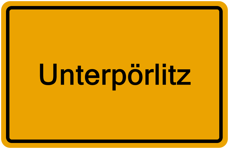 Handelsregisterauszug Unterpörlitz