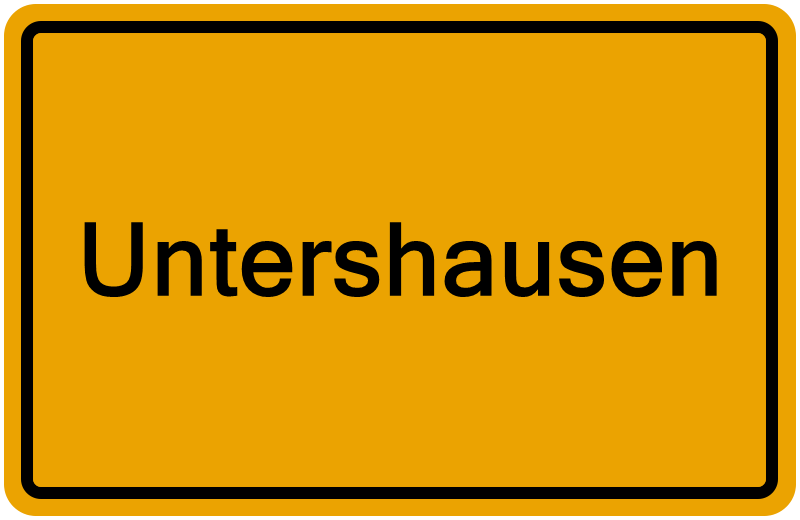 Handelsregisterauszug Untershausen