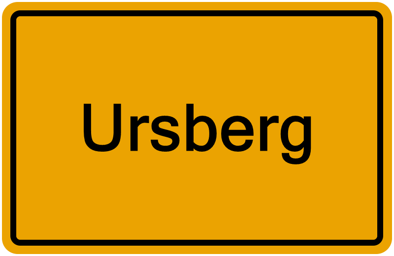 Handelsregisterauszug Ursberg