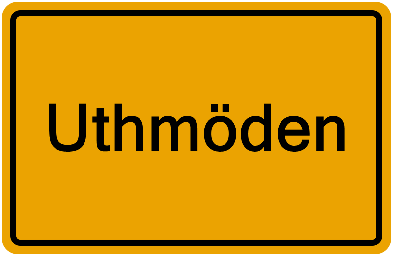 Handelsregisterauszug Uthmöden