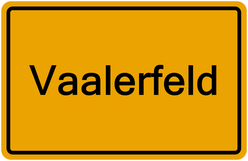 Handelsregisterauszug Vaalerfeld