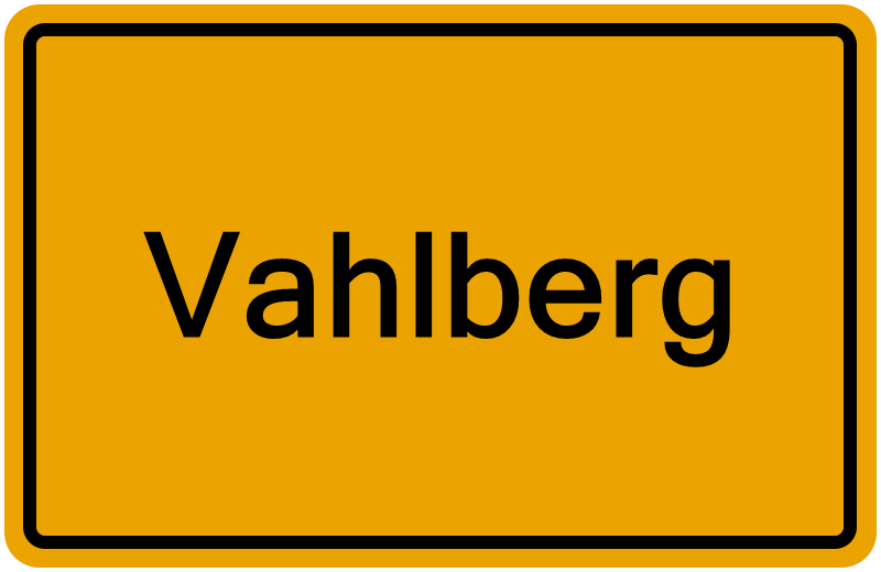 Handelsregisterauszug Vahlberg