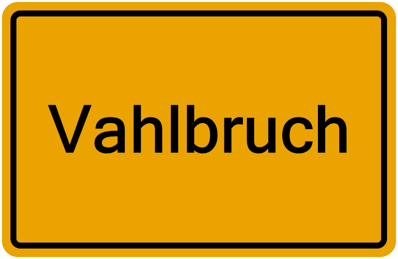 Handelsregisterauszug Vahlbruch