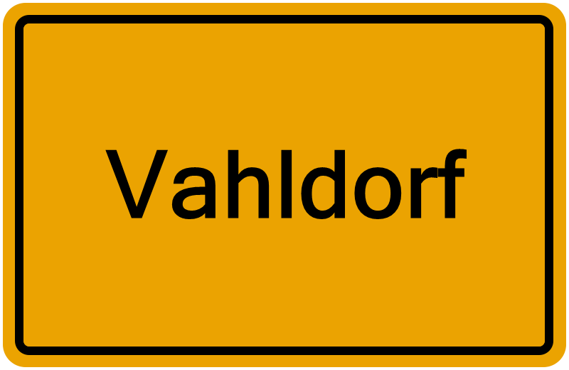 Handelsregisterauszug Vahldorf