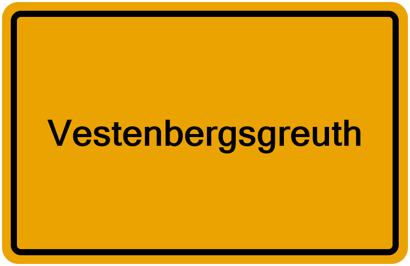 Handelsregisterauszug Vestenbergsgreuth